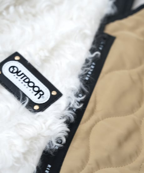【Risley×outdoor】quilting fur triangle bag M ラスト2点！