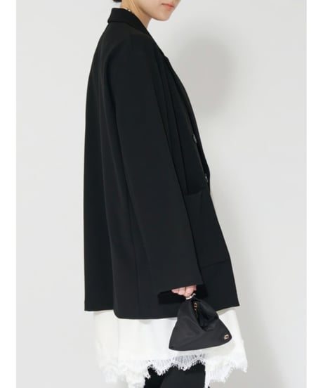 Soft rib long light Jacket