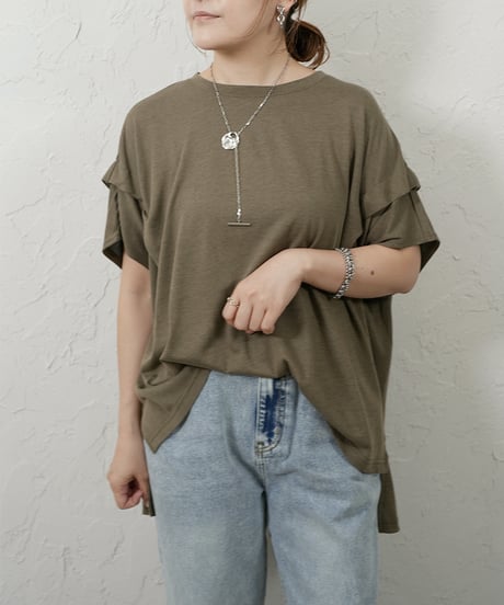 Prime cool leeve tuck Tshirt