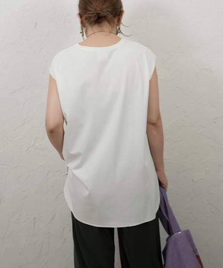 Frenchsleeve top【khakiラスト1点】