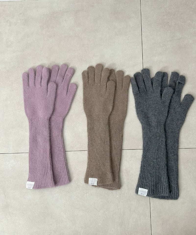 Loose knit glove | select shop Liren