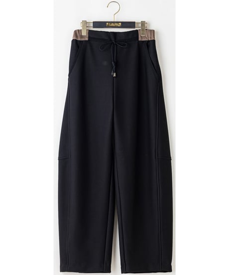 【Lallia Mu】　ご予約  ボンディングジャージーカーブパンツ