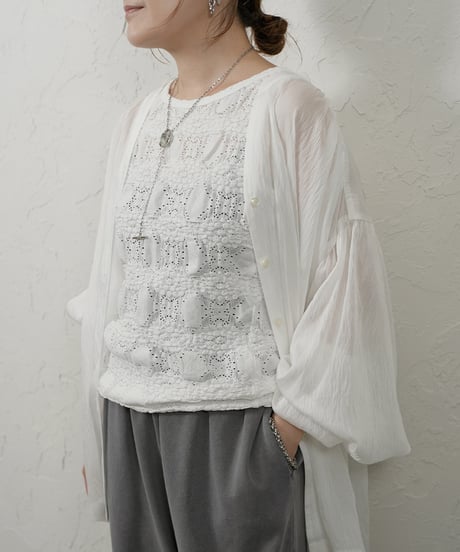 SHRUNK LACE TANKTOP【ラスト1点】