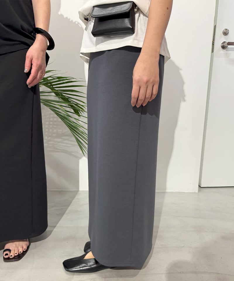 新品未使用品】YENN ADJUST SLIT SKIRT Dグレー 38