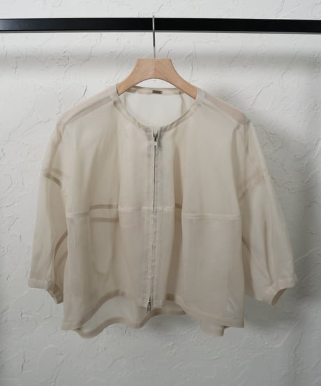 Sheer ZIP blouson【ラスト1点】