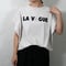 LA VAGUEtuck sleeve Tshirt【残り僅か！】