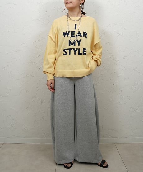 Cotton loose knit【mocaラスト1点】