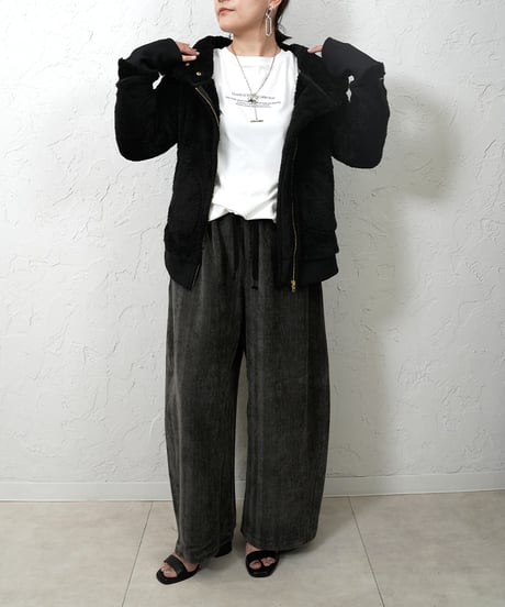 【MAISON MAVERICK PRESENTS】ご予約 大ヒット！ Hight-Neck Zipup Boa
