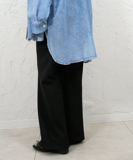 Linen touch　bias pants