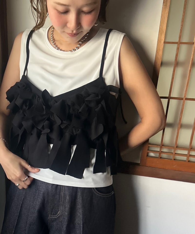 PRIORITY】 ご予約 フルリボンキャミソール | select shop Liren