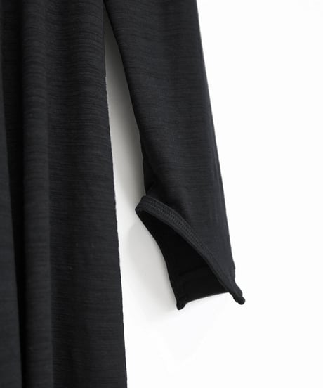 SLUB FLARE DRESS