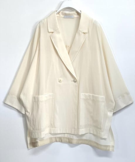Sheer dolman jacket【grayラスト1点】