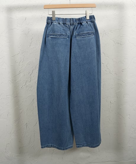 2way waist design tuck curve pants