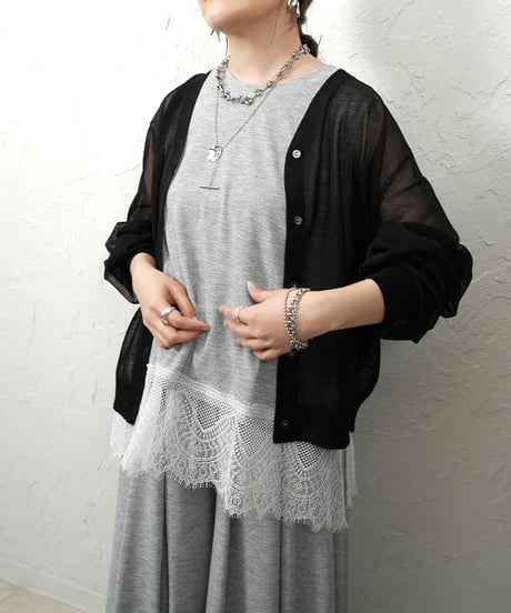 Conpact sheer cardigan【ラスト1点】