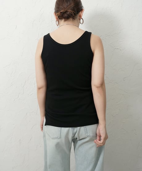 Stylish　rib tanktop【ラスト1点】