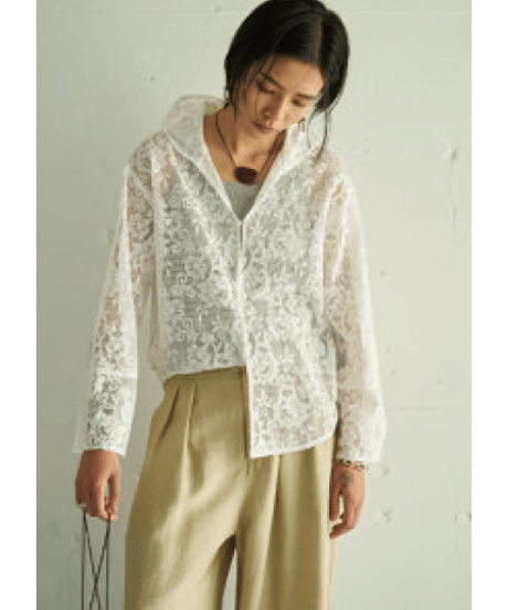 PORTABLE LACE HOODIE