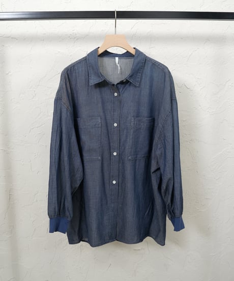 Sheer denim snap button　shirt【残り僅か！】