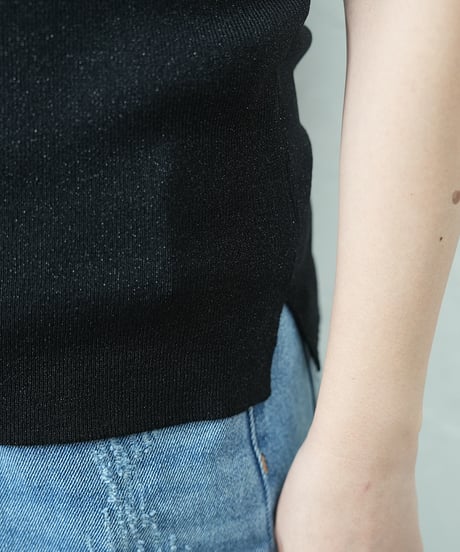 Glitter　2way knit tank
