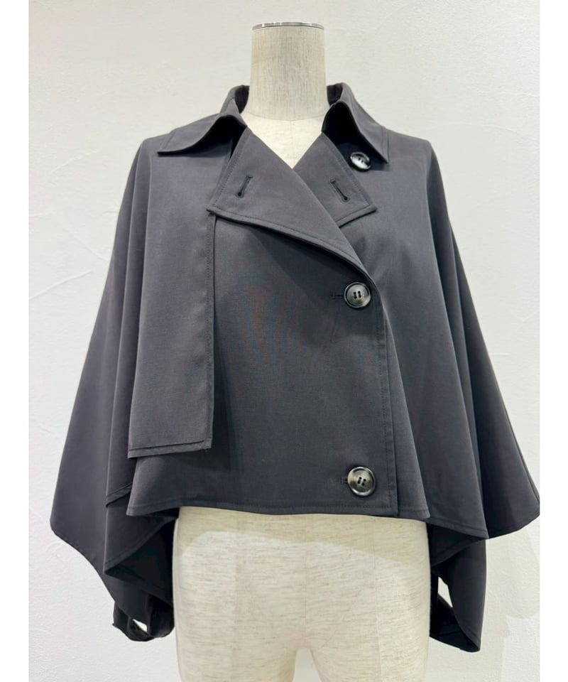 ちょれい CYAN tokyo】 ご予約 ショートトレンチポンチョ | select shop Liren