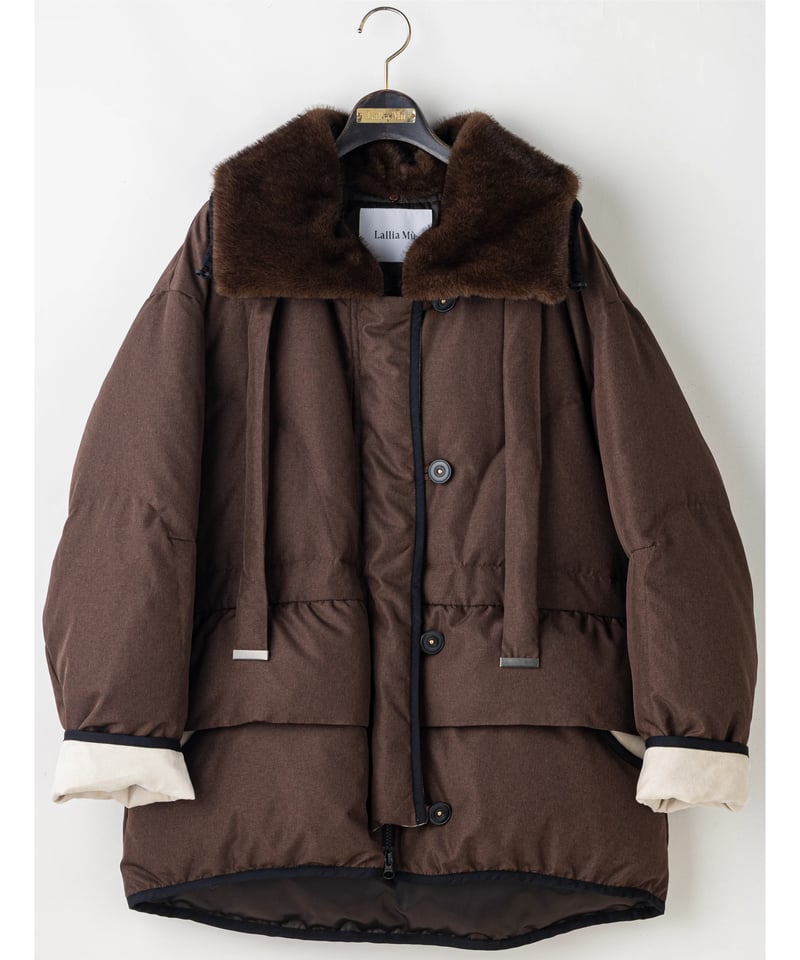 Lallia Mu】 ご予約 ミンクカラーダウンコート | select shop Liren
