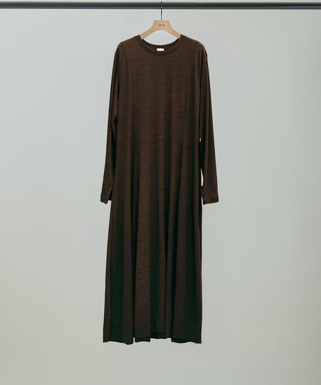 SLUB FLARE DRESS