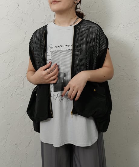 Mesh balloon gilet