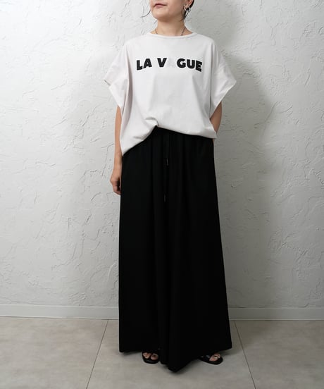 LA VAGUEtuck sleeve Tshirt【残り僅か！】