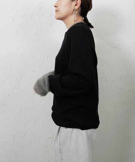 【siro de labonte】　ご予約  COTTON shaggy sleeve　p/o