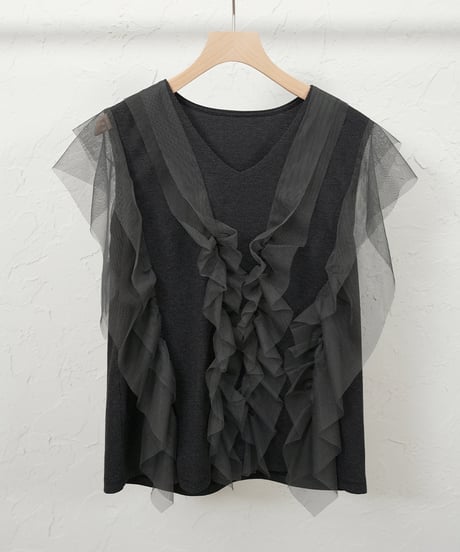 【Liren限定追加】再販！Tull rib tops ラスト2点