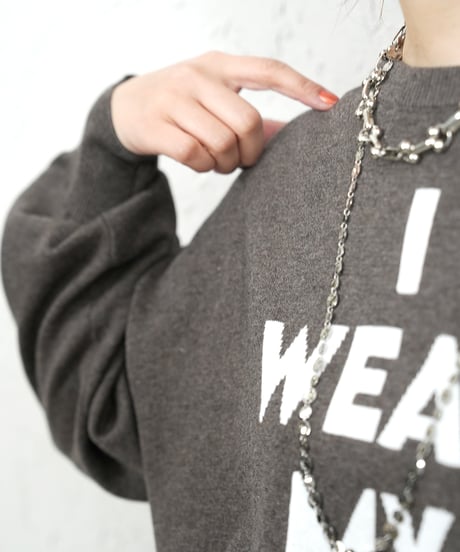 Cotton loose knit【mocaラスト1点】