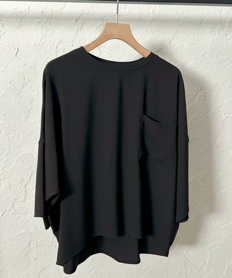 Powder georgette halfsleeve pullover【ラスト1点】