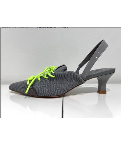 【MAISON MAVERICK PRESENTS】　ご予約  Knit Lace-Up Sneaker Heel