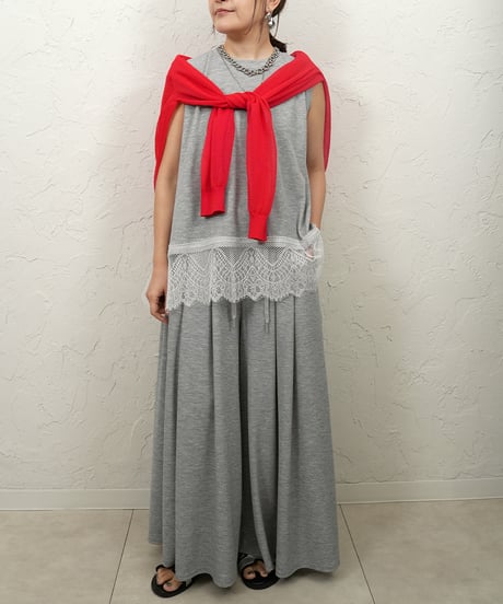 Liren別注size Tuck wide easy pants【ラスト1点！】