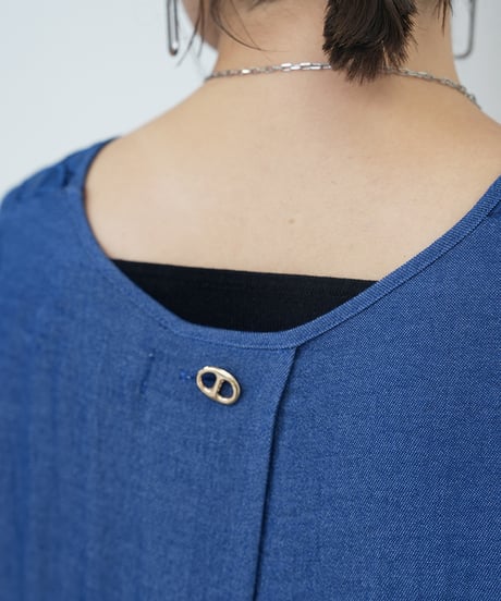 Side slit race combi tunic【ラスト1点】