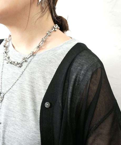 Conpact sheer cardigan【ラスト1点】