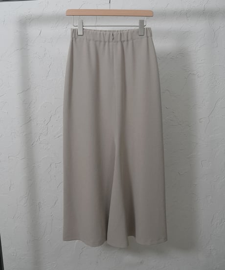 Stretch georgette back flare skirt ラスト1点
