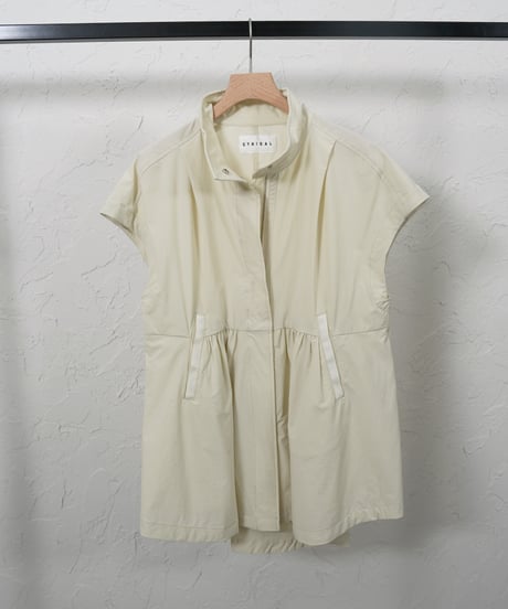 Stretch  nylon　ZIP vest　【ラスト2点】