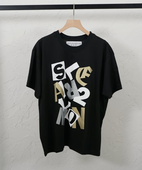 Randam foil print logo t  ラスト1点！