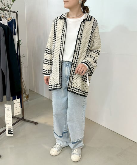 【cafune】ご予約  remake like wide denim pants