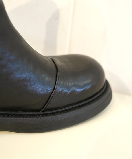Back W ZIP leather boots【ラスト1点】