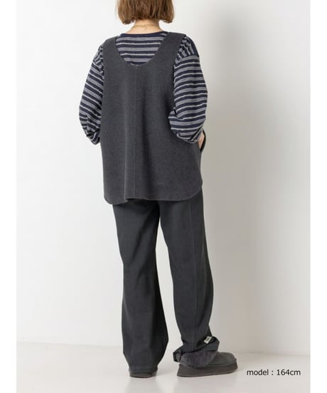 【YENN】　ご予約  W FACE OVER VEST