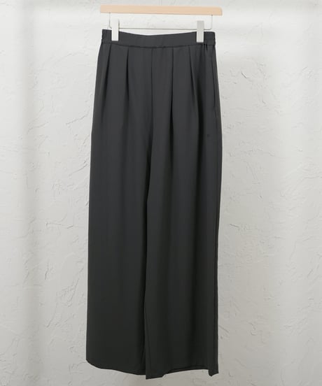 Stretch　georgette relaxpants【beigeラスト1点】