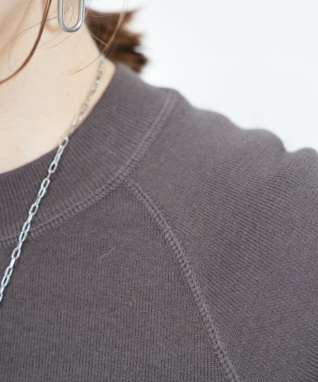 Cotton cashmere knit【brownラスト1点】