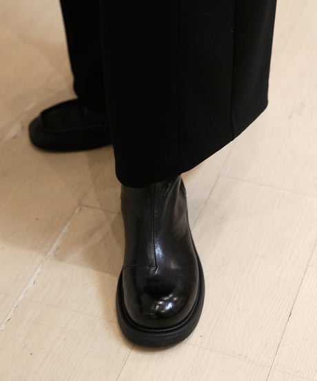 Back W ZIP leather boots【ラスト1点】