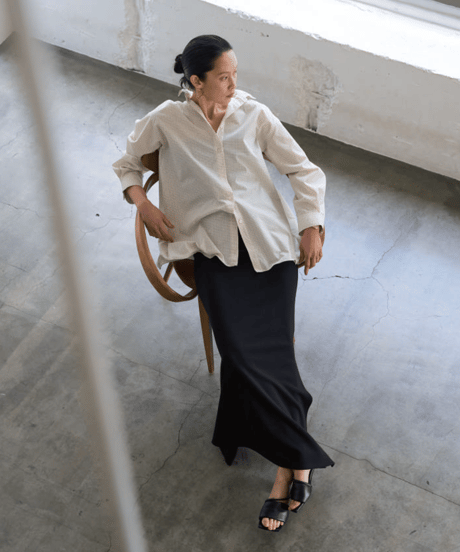 【YENN】　ご予約  WIRED OVER SHIRT