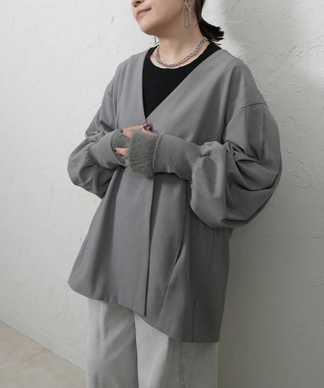 【siro de labonte】　ご予約  stretch flannel design jacket