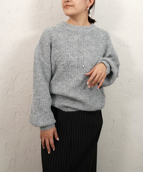 Wool knit【Whiteラスト2点】