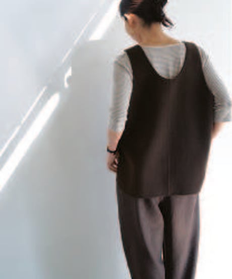 【YENN】　ご予約  W FACE OVER VEST