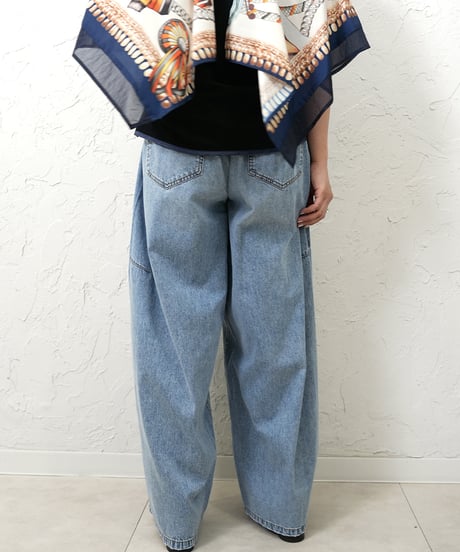 再販　Curve denim pants