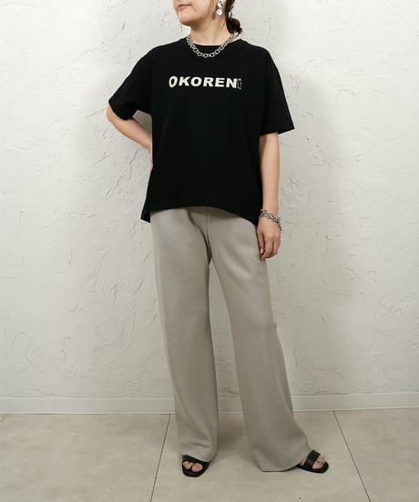 Linen touch　bias pants